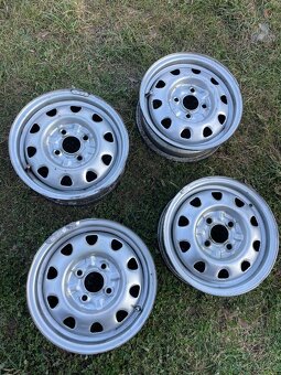 Plechové disky Škoda Felicia 4,5J H13" 4x100 R13 ET38 - 2