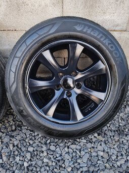 Alu kola 5x120 letni pneumatiky 205/65 R16 - 2
