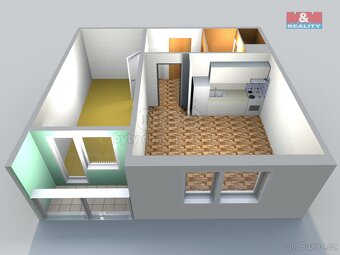 Podnájem bytu 1+1 s lodžií, 40 m², Česká Lípa, ul. Hradecká - 2