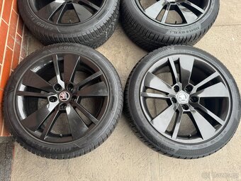 Alu 18" 5x112 škoda "ZENITH Black" zimní 90% SUP3 TOP - 2