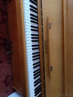 Pianino Scholze - Petrof - starší, dobrý stav - 2