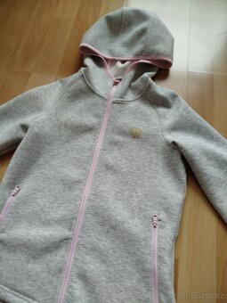 Oblečení Tchibo, H&M, vel.134, mikina, šaty, legíny - 2