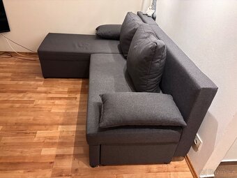 Rohový rozkládací gauč s úložným prostorem - 2