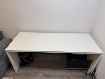 Velký stůl, lesklý, bílý - 2