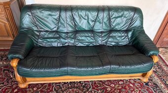 Rustikální kožená sedačka,6086 - 2