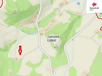 Prodej louky 2808 m2, Brloh - 2