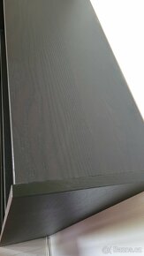 Billy Ikea knihovna 80x28x106 černá dub - 2