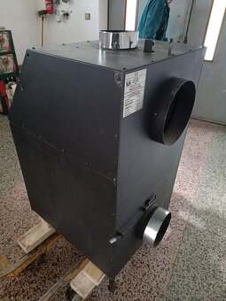 Teplovzdušná turbo kamna na pevná paliva Falco Eco 20kW - 2