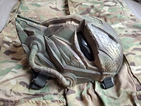 Celoobličejová maska alien DIY KRYLON camo - 2