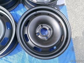 Plechové/Ocelové disky 15" 4X108 J6.0 Et27 Citroen Peugeot - 2