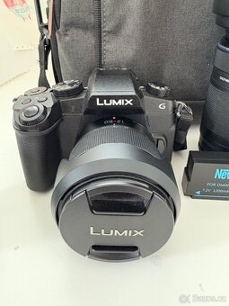 Panasonic Lumix G80 + 3 objektivy a příslušenství - 2
