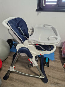 Dětská jídelní stolička Caretero bistro navy - 2