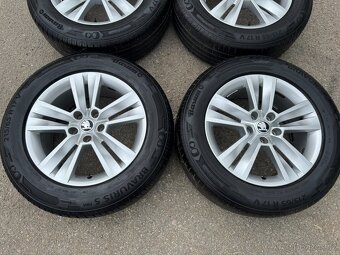 Alu 17" 5x112, orig. Škoda , letní 90%, KodiaQ, TOP CENA - 2