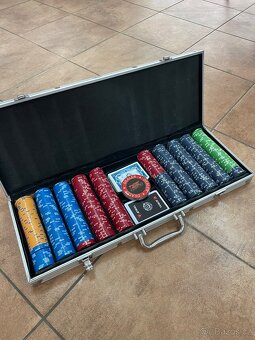 Velký kufr na poker 500ks žetonů - 2