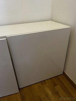 Ikea Besta, 120x42x64cm, Nástěnná skříň, Selsviken lesklá - 2