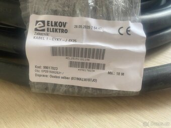 Kabel CYKY-J 4x25mm - 18 metrů - 2