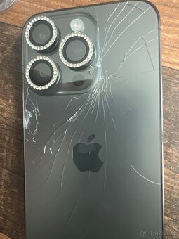 Apple IPhone 14 PRO 256GB space black rozbité záda - 2