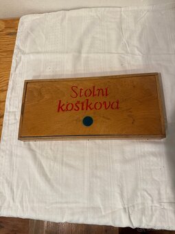 Stará společenská hra Stolní košíková - 2