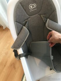 KINDERKRAFT SELECT Židlička jídelní 2v1 Tixi Grey, Premium - 2