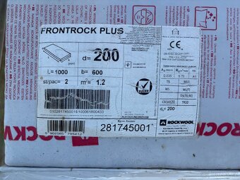 Tepelná izolace ROCKWOOL FRONTROCK PLUS 200 - 2