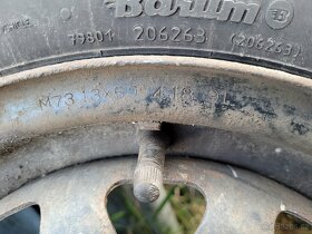 Letní pneumatiky 165/70 R13 na discích 5Jx13 - 2