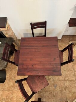 Zahradní nábytek - set stolů, židlí, lavice - 2