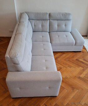 Rozkládací rohový gauč s úložným prostorem - 2