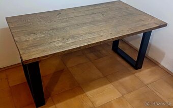Prodám masívní dubový stůl do kuchyně / k počítači 160x90cm - 2