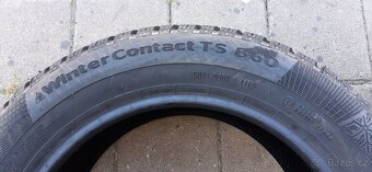 Dvě nepoužité pneu CONTINENTAL 215 /55 R16 DOT 4116 - 2