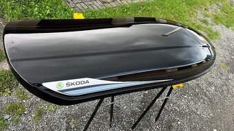 STŘEŠNÍ BOX ORIGO ŠKODA AUTO-SUPER STAV,ZAMYACÍ,2X KLÍČEK - 2