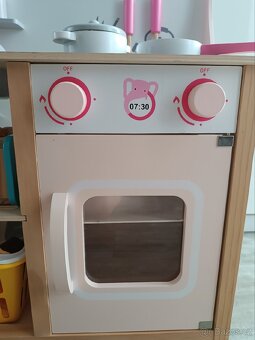 Dětská dřevěná kuchyňka Ecotoys se zvuky - 2