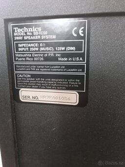 Technics SB-TC50 – Centrální 3-pásmový reproduktor (THX) - 2