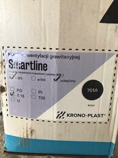 Větrací plastový komínek, průměr 125 mm + příslušenství - 2