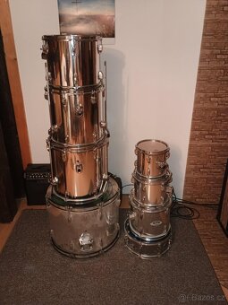 Prodám rozšířenou bicí soupravu (složená převážně mapex ) - 2