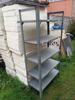Prodám plechové regály za 800 Kč - 2