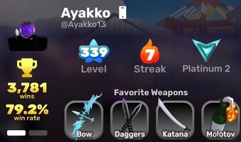 Roblox Rivals Účet - 2