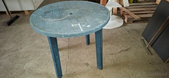 Stůl Plastový Plastový stůl Zahradní stůl - 2