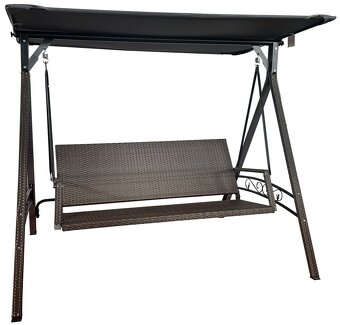 Zahradní houpačka rattan nová - 2