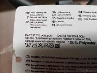NOVÁ Nákupní taška na kolečkách TORO - 2