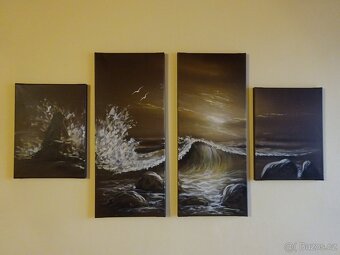 Obraz Rozbouřené moře - 2