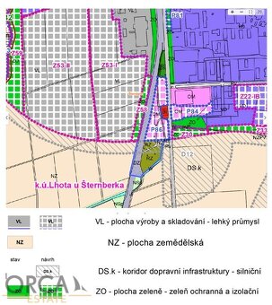 Komerční pozemky v k.ú. Lhota u Šternberka - 2