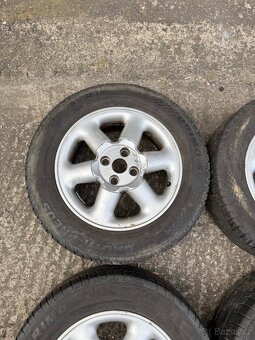 15" originál Renault - 4x100 - 185/65/15 - vzorek 7mm - 2