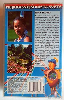 Videokazeta VHS Nový Zéland z edice Nejkrásnější místa světa - 2