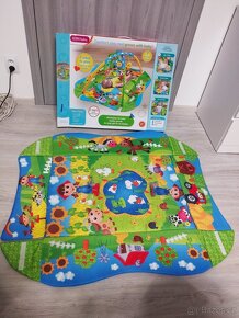 Prodam vzdelavaci hraci deku 3v1 s hrazdickama - Farma - 2