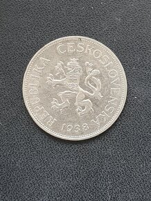 Prodám minci 5 Kčs 1938 - 2