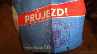 CO volný průjezd rukávová páska a karta (civilní obrana) - 2