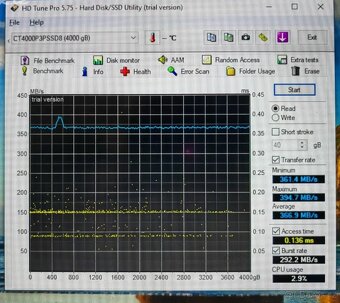 Externí SSD disk 4TB - 2