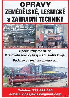 Opravy zemědělské a lesní a zahradní techniky - 2