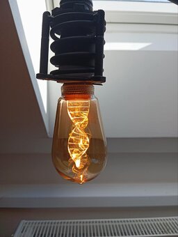 Jedinečná industriální lampa-ruční výroba - 2