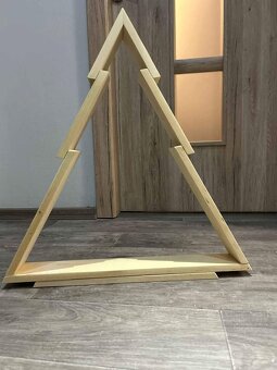 Prodám dřevěné vánoční dekorace - přírodní. - 2